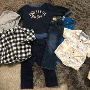 2T toddler boy fall/winter lot -6pcs